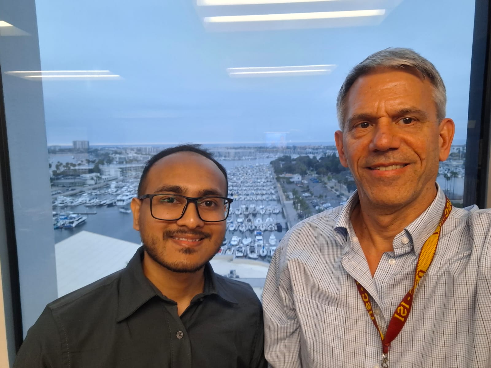 Abrar with his supervisor Professor Craig